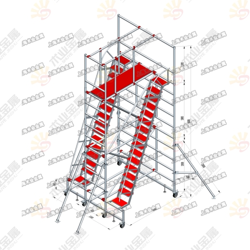 定制鋁合金腳手架效果圖