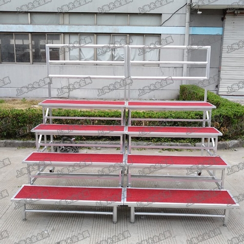 四層帶輪可折疊合唱臺(tái)
